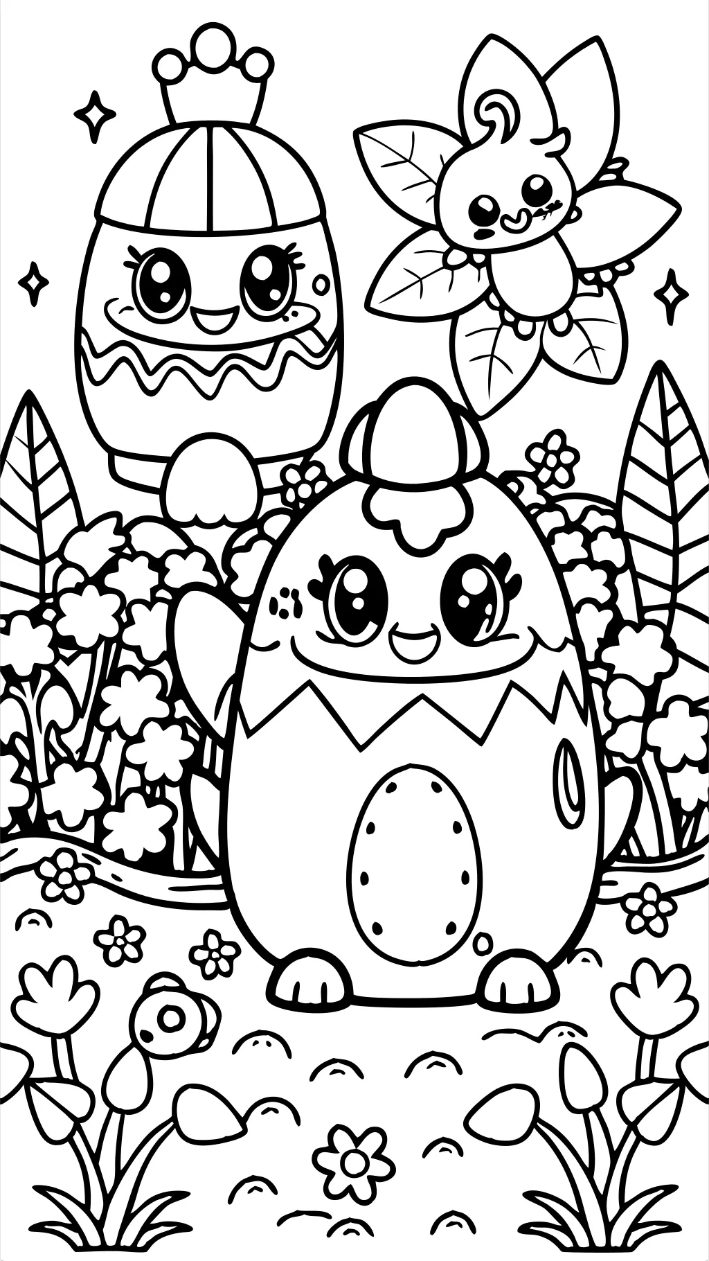 hatchimal coloring pages